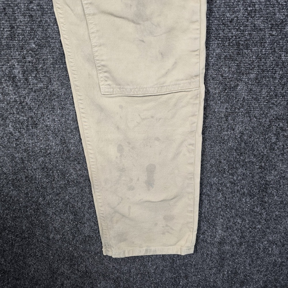 Huckberry Flint And Tinder Pants Mens 34x32 Mason Canvas Double Knee Distressed - Picture 2 of 13
